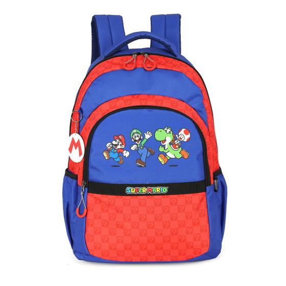 Imagem de Mochila Super Mario  Azul  Luxcel  Mj47574mo-az