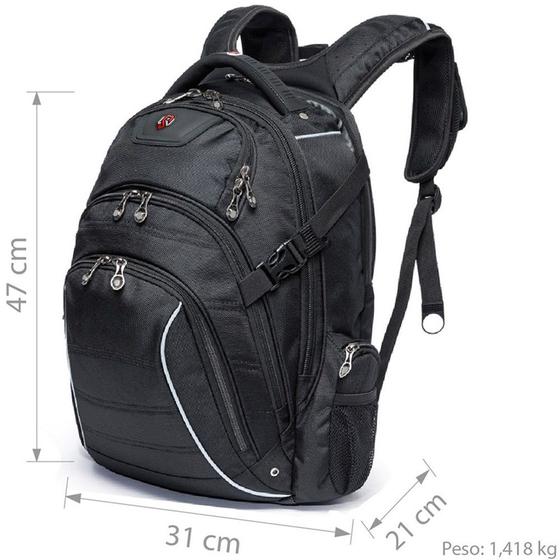 Imagem de Mochila Swissport Executiva c/ capa de chuva