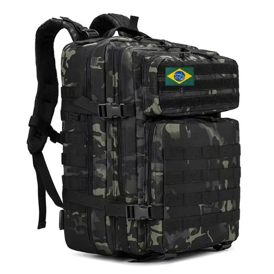 Imagem de Mochila Tática Camping Militar 50 Litros Resistente  A Água