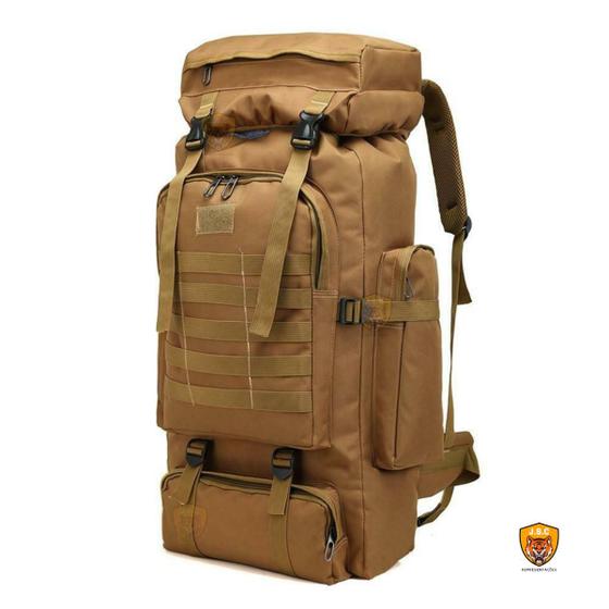 Imagem de Mochila Tática Camuflada Militar Trilha Camping 80 Litros