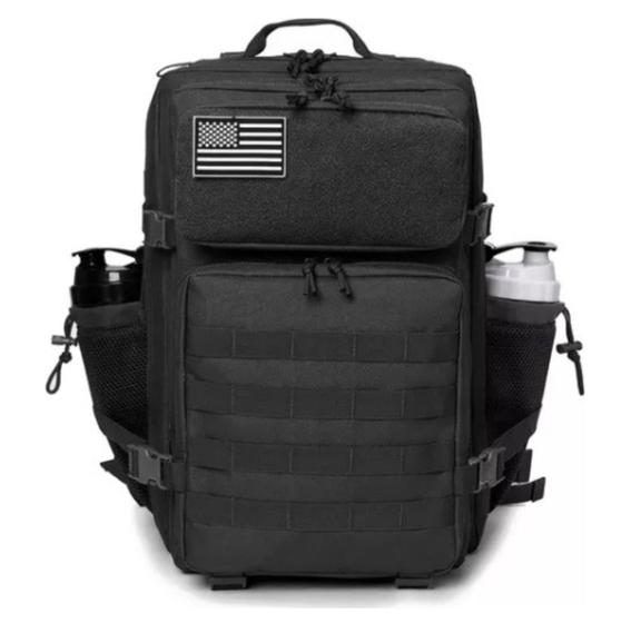 Imagem de Mochila Tática Unistar Assault Militar Escolar Cor Preto 50l