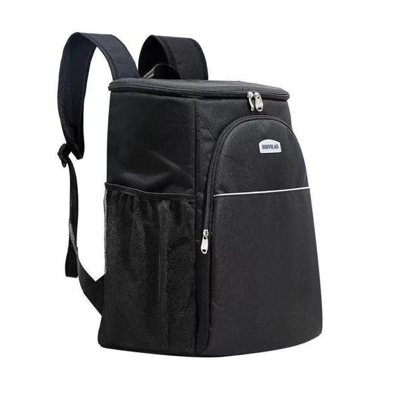 Imagem de Mochila Térmica Bag Freezer Cooler Gelo Bolsa Bebidas Anti Vazamento Praia Camping Premium