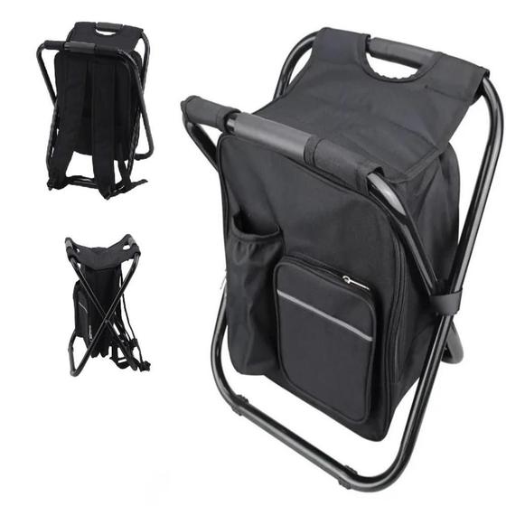 Mochila termica banqueta dobravel banco bolsa 25 litros cadeira camping pesca praia viagem eventos Menor preço em Mochila termica banqueta dobravel banco bolsa 25 litros cadeira camping pesca praia viagem eventos