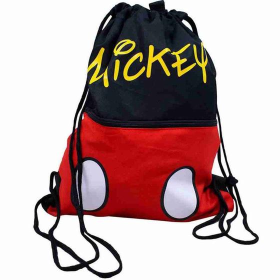 Imagem de Mochila Tipo Saco Mickey 32x40cm - Disney