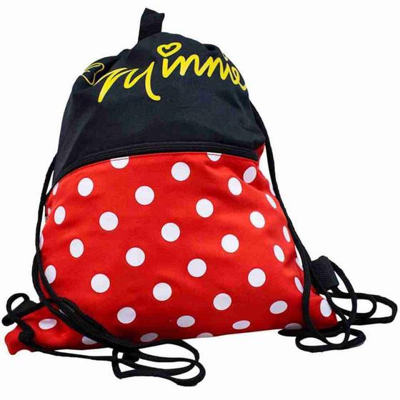 Imagem de Mochila Tipo Saco Minnie 32x40cm - Disney