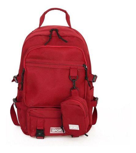 Imagem de Mochila Top Reforçada Lona Escolar Notebook 3 Cores Durável