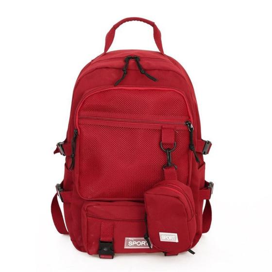 Imagem de Mochila Top Reforçada Lona Escolar Notebook 3 Cores Durável