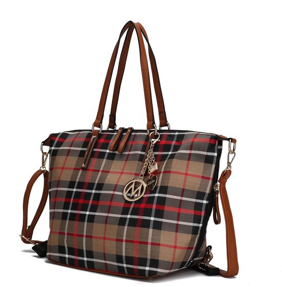 Imagem de Mochila Tote Layla Checker - Coleção MKF