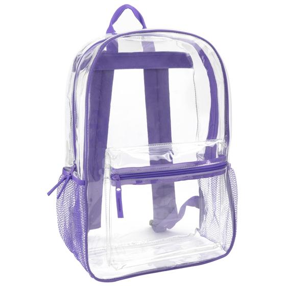 Imagem de Mochila Trail Maker Clear Transparente PVC Purple Kids