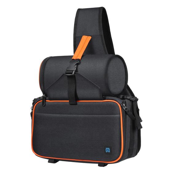 Imagem de Mochila Transversal Câmera Fotográfica Profissional Prova D'Água Light Pro Dslr dji Ronin-SC / Ronin-SCor Preto - Puluz