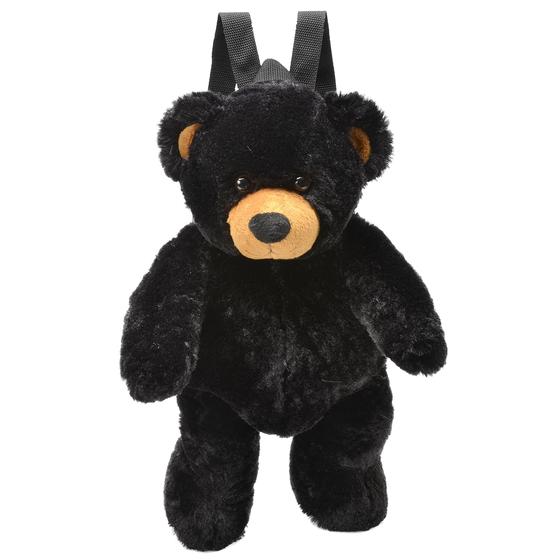 Imagem de Mochila Unipak Black Bear de pelúcia macia de pelúcia 50cm