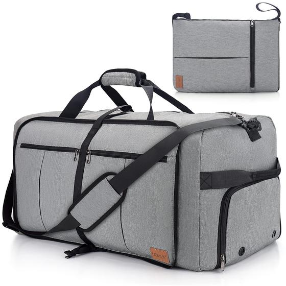 Imagem de Mochila Urtala 80L Impermeável e Resistente a Rasgos - Cinza
