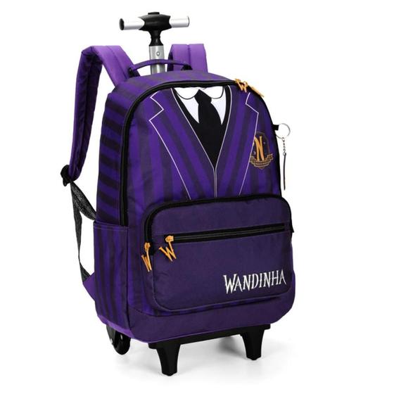 Imagem de Mochila wandinha uniforme 18 roxo c/car+alca