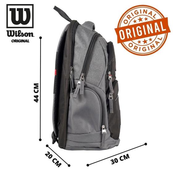 Imagem de Mochila Wilson Esportiva Notebook 15.6 Preta 30L