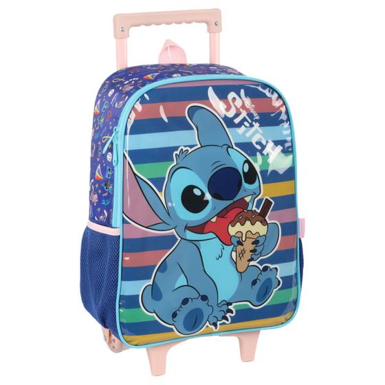 Imagem de Mochilete Escolar Infantil Luxcel Stitch Azul - IC415