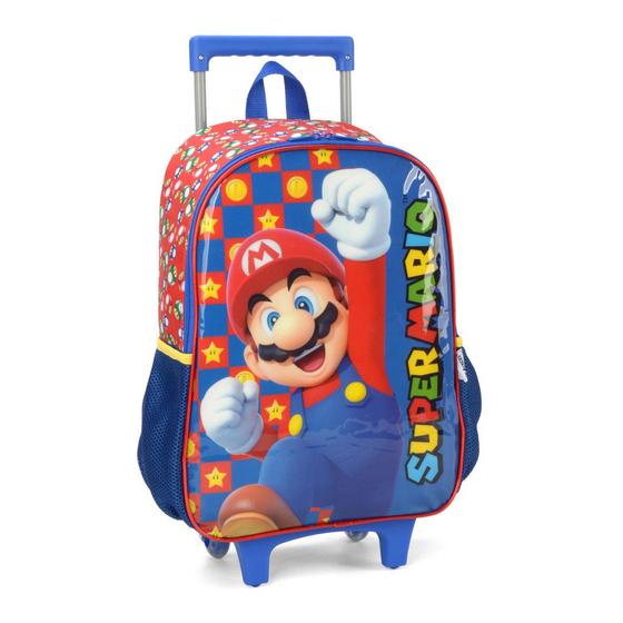 Imagem de Mochilete Escolar Infantil Luxcel Super Mario Azul - 9432