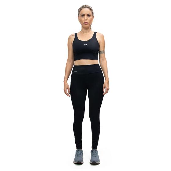 Imagem de Moda Fitness conjunto calça Legging + Top Regata para Academia Exercícios Físicos