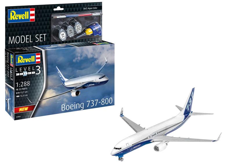 Imagem de Model Set Boeing 737-800 - 1/288 - Revell 63809