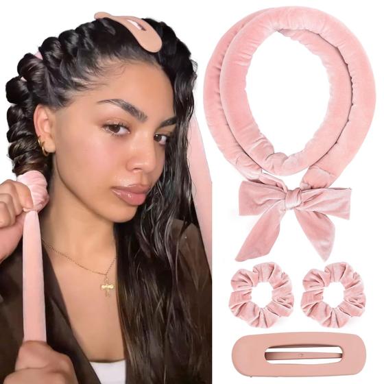 Imagem de Modelador de cabelo sem calor Yanibest Super Soft Ribbon Wrap