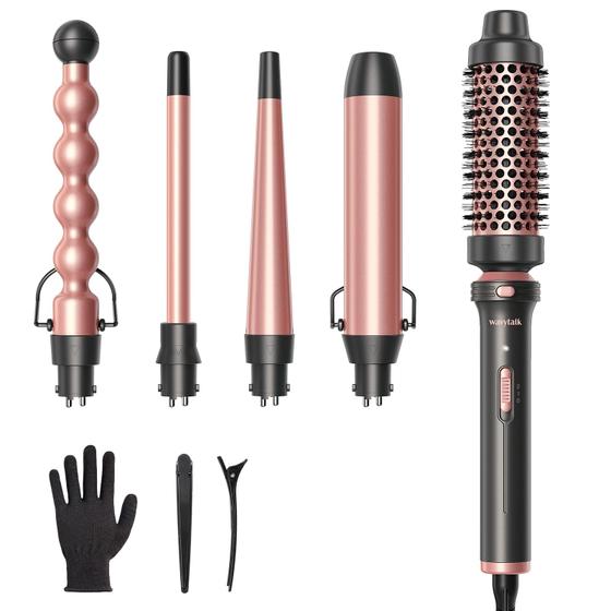 Imagem de Modelador de Cabelo Wavytalk 5 em 1 - Rosa