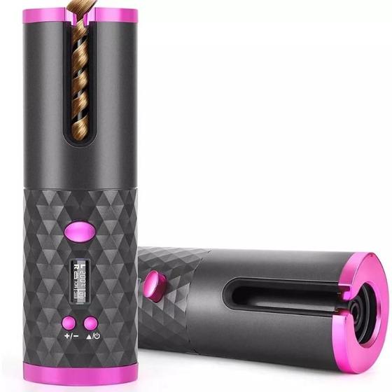 Imagem de Modelador De Cachos Automático Sem Fio Usb Auto Curler