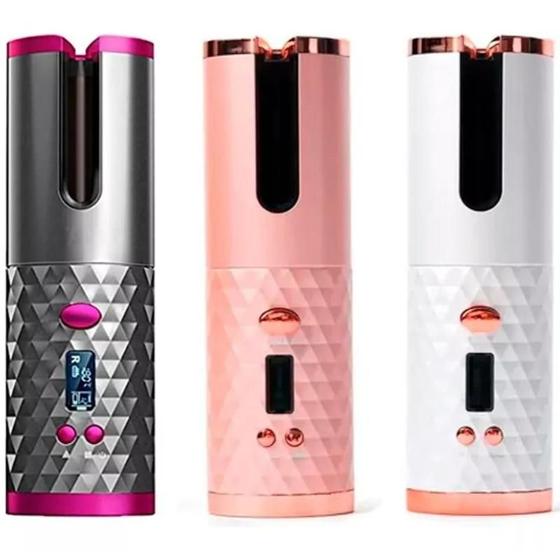 Imagem de Modelador De Cachos Enrola Cabelo Automático Sem Fio Bivolt