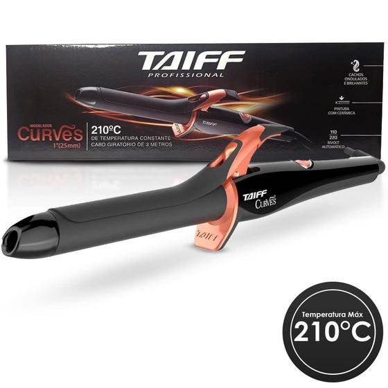 Imagem de Modelador de cachos taiff curves 1" 25mm 210c bivolt