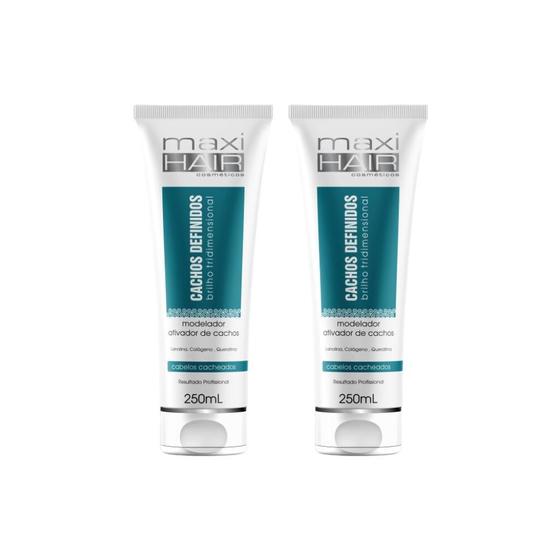 Imagem de Modelador E Ativador De Cachos Maxihair 250Ml - Kit Com 2Un