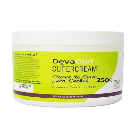 Modelador para Cachos - Deva Curl SuperCream para Cachos 250g Menor preço em Modelador para Cachos - Deva Curl SuperCream para Cachos 250g