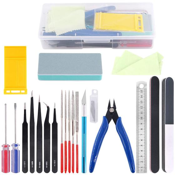 Imagem de Modeler Basic Tools Craft Set Hobby Building Kit 21 unidades Rustark