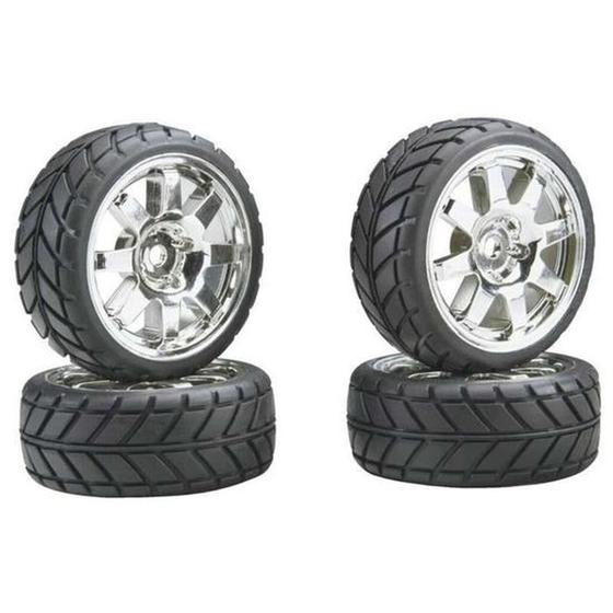 Imagem de Modelismo Roda Pneus Mounted Wheels Tires Ntc3 Asc2407