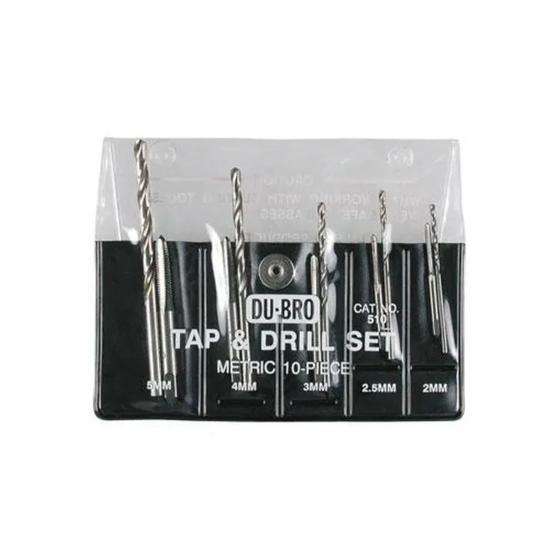 Imagem de Modelismo Tap Drill Kit 10Pc Milimitros Dub 510