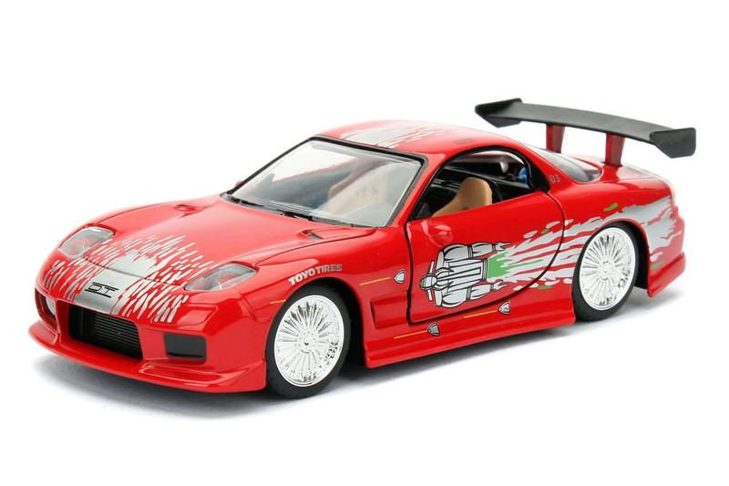 Imagem de Modelo de carro fundido sob pressão Jada Toys Fast & Furious 1:32 Dom's Mazda RX-7