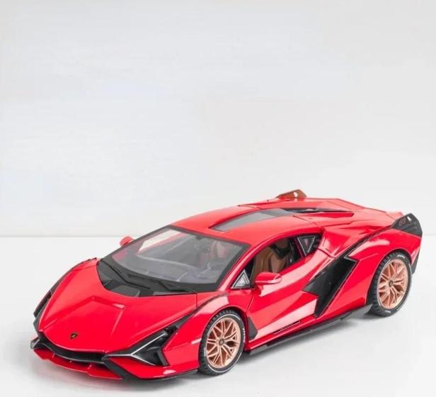 TGRCM-CZ 1/36 Lamborghini Sián FKP37 Casting Auto Modello, Lega di zinco Bambini Giocattoli Auto, Pull Back Veicolo Verde