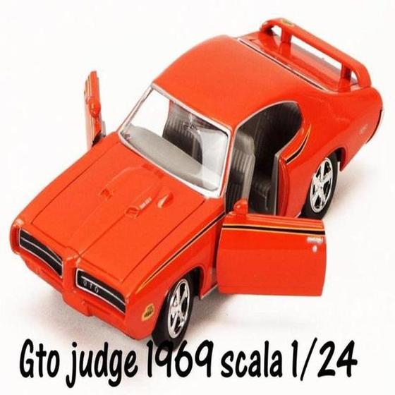 Imagem de Modelo Miniatura Carro Pontiac Gto Judge 1969