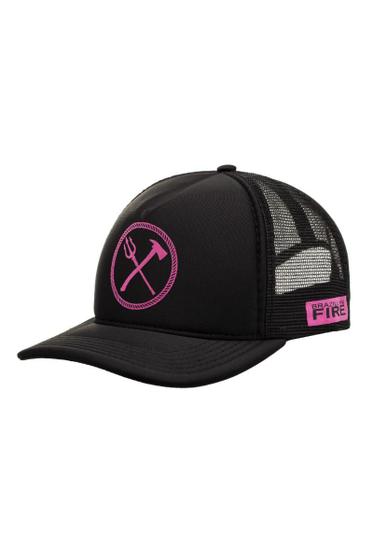 Imagem de Modelo n 07 - Trucker Preto com Rosa