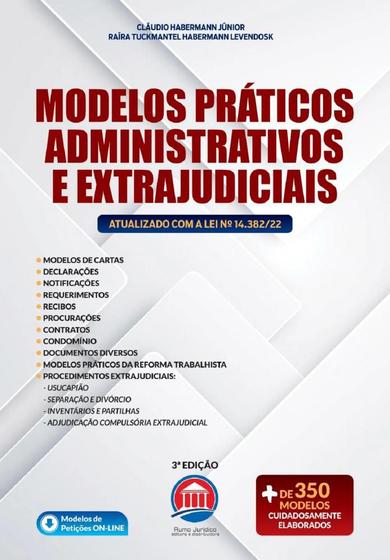 Imagem de Modelos Práticos Administrativos e Extrajudiciais - Rumo Jurídico