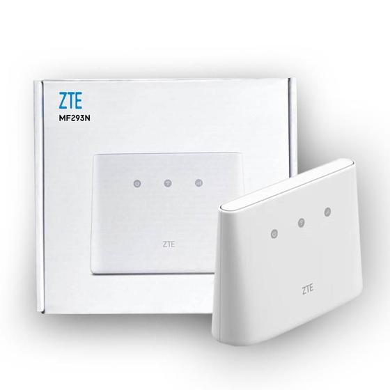 Imagem de Modem Roteador Wi-fi 4g Portátil ZTE Mf293N Antena Externa Desbloqueado Anatel