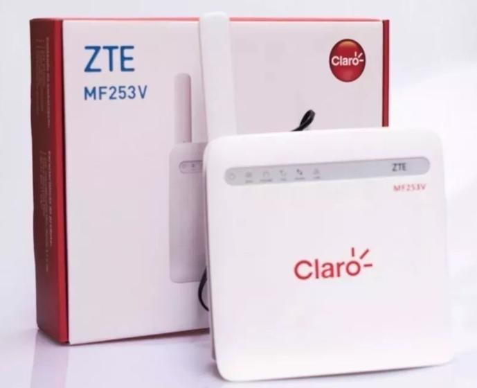 Modem Roteador Zte Mf253v 3g, 4g Claro Desbloqueado Mini Modem