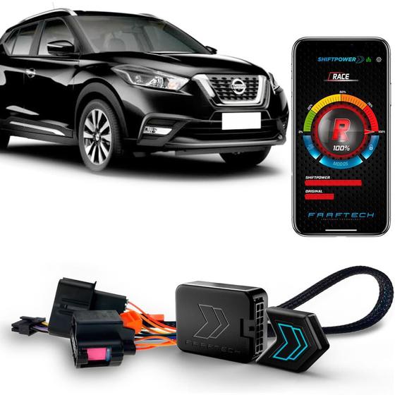 Imagem de Módulo Acelerador Kicks 2021 Shiftpower App Bluetooth 