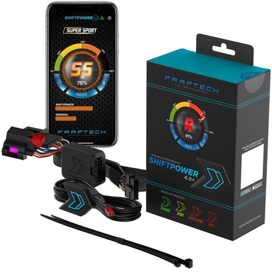 Imagem de Modulo Acelerador Strada 2003 a 2020 Shiftpower App Bluetooth FT-SP15+ 