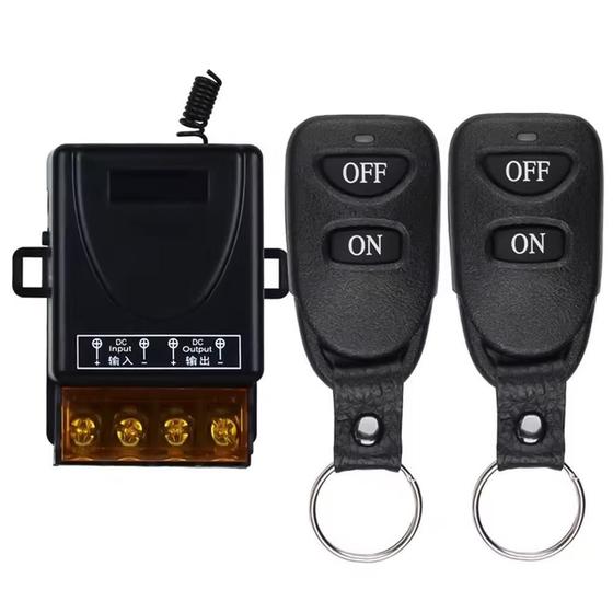 Imagem de Modulo Acionador Interruptor Sem Fio, Com 2 Controles 433Mhz