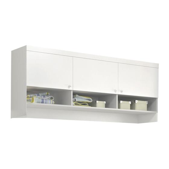 Imagem de Módulo Aéreo Eloisa 100% MDF 5514 Branco Phoenix Baby