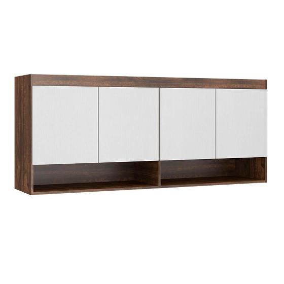 Módulo Aéreo para Quarto Casal Paris 160 Cm Branco TX MDP 6003 - PRIME ...