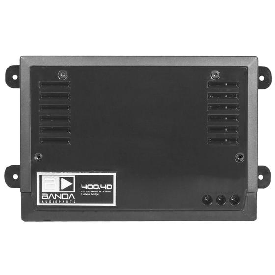 Imagem de Módulo Amplificador Banda 400.4D 400W Rms 2 Ohms 4 Canais Preto