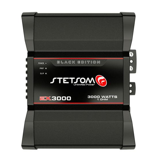 Imagem de Módulo Amplificador Barra Stetsom Ex3000 4 Ohm Black Edition