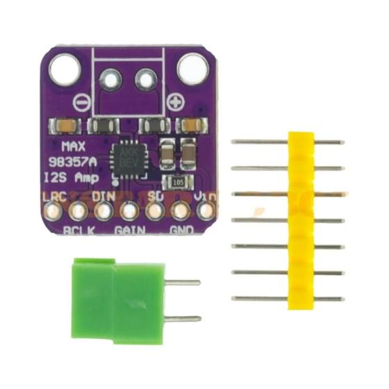 Imagem de Módulo Amplificador Classe D 3W I2S DAC - Decodificador de Áudio Sem Filtro