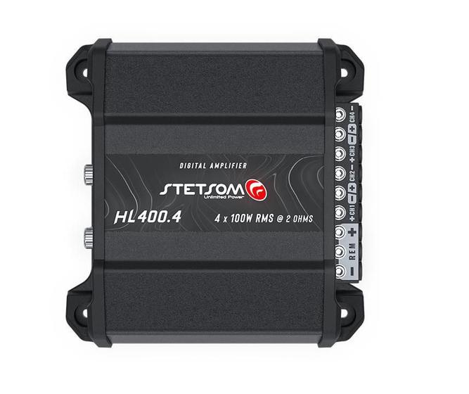 Imagem de Modulo Amplificador Digital Stetsom Hl400.4 400W Rms 2 Ohms