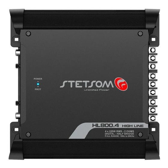Imagem de Módulo Amplificador Digital Stetsom HL800.4 Canais - 1040 Watts RMS - 2 Ohms
