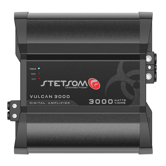 Imagem de Módulo Amplificador Digital Stetsom Vulcan 3000 1 Canal 3000W RMS 4 Ohms